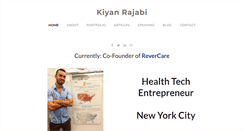 Desktop Screenshot of kiyanrajabi.com